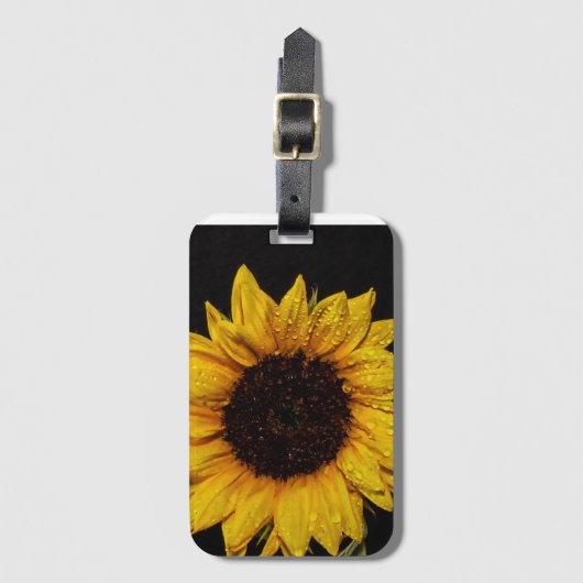 Zonnebloem Bagagelabel (Voorkant (verticaal))