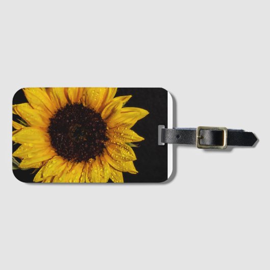 Zonnebloem Bagagelabel (Voorkant (horizontaal))