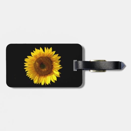 Zonnebloem Bagagelabel (Achterkant horizontaal)