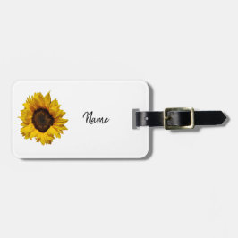 Zonnebloem Bagagelabel