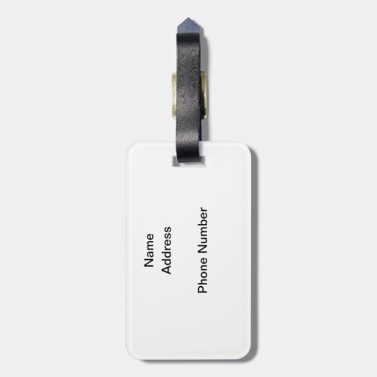 Zonnebloem Bagagelabel (Achterkant verticaal)