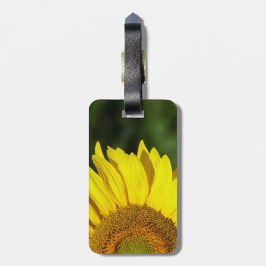 Zonnebloem Bagagelabel (Achterkant verticaal)