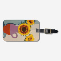 Zonnebloem Bagagelabel