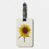 Zonnebloem Bagagelabel (Achterkant verticaal)
