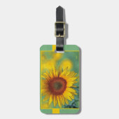 Zonnebloem Bagagelabel (Voorkant verticaal)