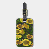 Zonnebloem Bagagelabel (Voorkant verticaal)