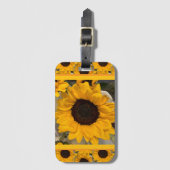 Zonnebloem Bagagelabel (Voorkant (verticaal))