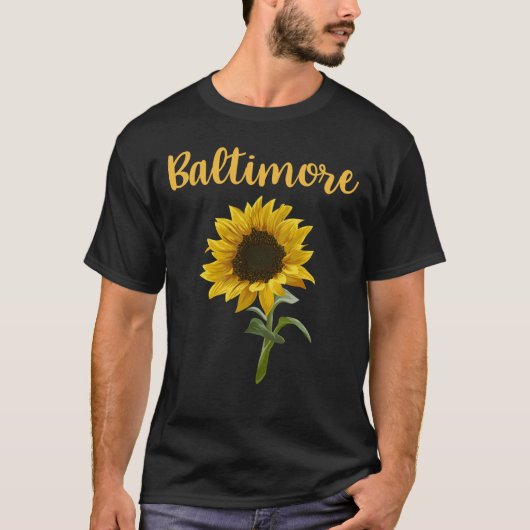 Zonnebloem - Baltimore T-shirt (Voorkant)