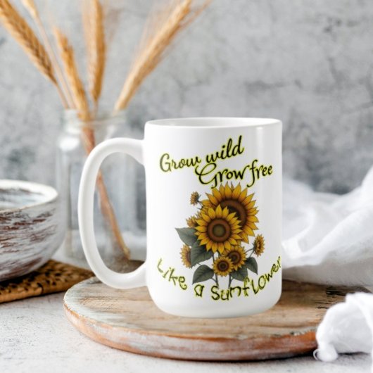Zonnebloem Barstende Koffiemok