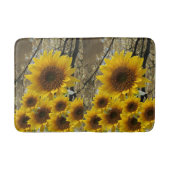 Zonnebloem Bathroom Bathmat Badmat (Voorkant)