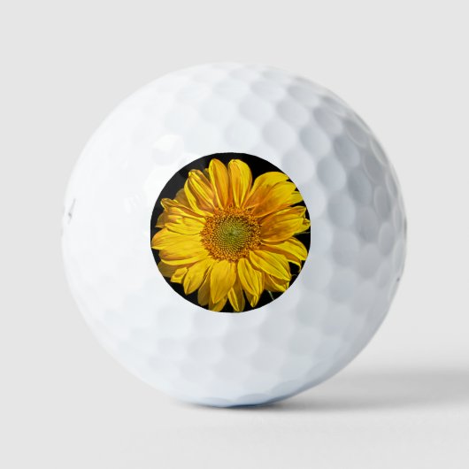 Zonnebloem be6 gbcnm golfballen (Voorkant)