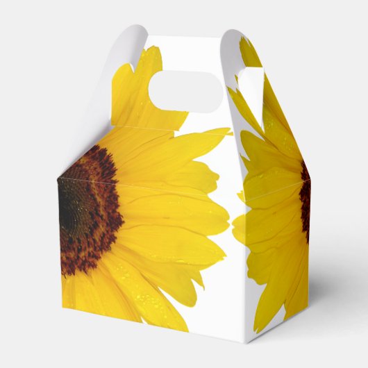 Zonnebloem Bedankdoosjes (Voorkant Zijde)