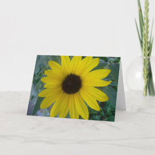 zonnebloem bedankkaart