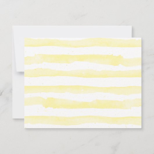 Zonnebloem bedankkaart voor bruiloft (Achterkant)