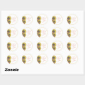 Zonnebloem Bedankt Stickers (Vel)