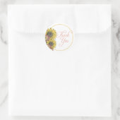 Zonnebloem Bedankt Stickers (Tas)