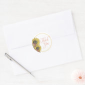 Zonnebloem Bedankt Stickers (Envelop)