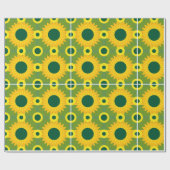 zonnebloem bedrukt papier (Vlak)