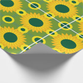 zonnebloem bedrukt papier (Hoek)
