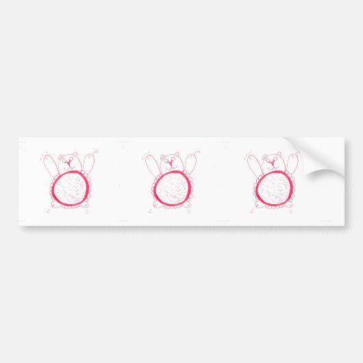 Zonnebloem Beer Bumpersticker (Voorkant)