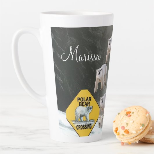 Zonnebloem Beer Floral Latte Mok (In situ)