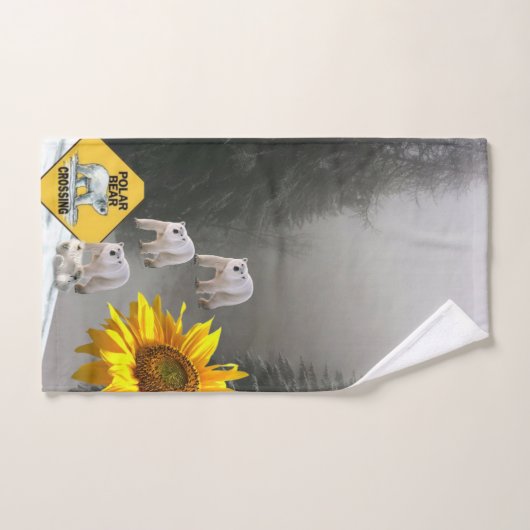 Zonnebloem Beer, handdoekjes Bad Handdoek (Handdoek)