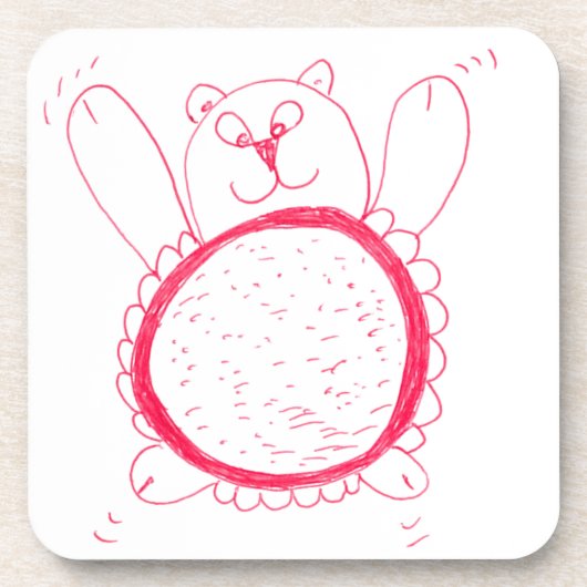 Zonnebloem Beer Kurk Onderzetter (Voorkant)