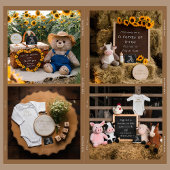 Zonnebloem Beer zwangerschapsaankondiging: Kaart