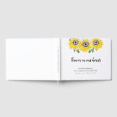 Zonnebloem begrafenis bloemen in liefdevolle herin gastenboek (Volledig)