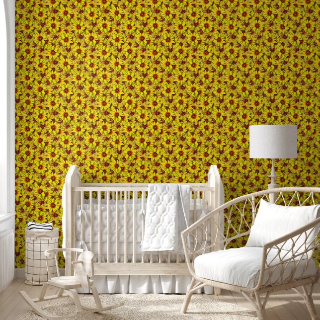 Zonnebloem Behang (Kinderen)