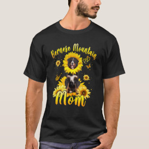 Zonnebloem Berner Berg Moeder Hond Moederdag T-shirt