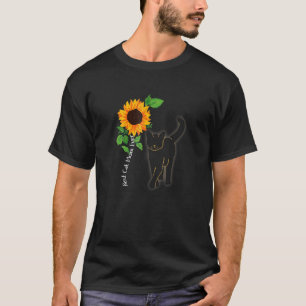 Zonnebloem Beste kat Mam bij kattenvoer T-shirt