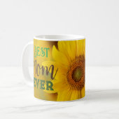 Zonnebloem Beste Moeder Ooit Koffiemok (Voorkant links)