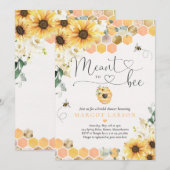 Zonnebloem, bestemd om Vrijgezellenfeest te worden Kaart (Voorkant / Achterkant)