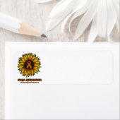 Zonnebloem/Bewustheid...CRPS Etiket (Insitu)