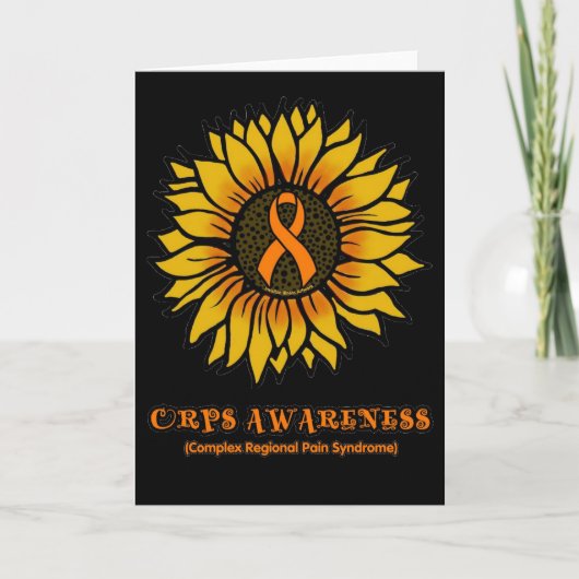 Zonnebloem/Bewustheid...CRPS Kaart (Voorkant)
