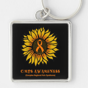 Zonnebloem/Bewustheid...CRPS Sleutelhanger