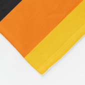 Zonnebloem/Bewustheid...KRPS-griepband Fleece Deken (Hoek)