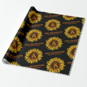Zonnebloem/Bewustheid...RSD Cadeaupapier (Uitgerold)
