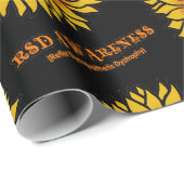 Zonnebloem/Bewustheid...RSD Cadeaupapier (Rol Hoek)