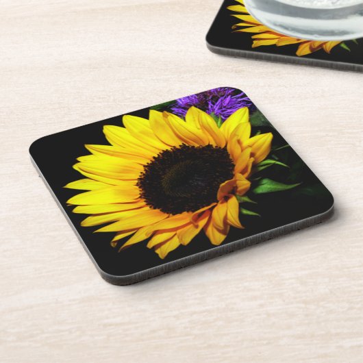 Zonnebloem Bier Onderzetter (Linkerzijde)