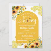 Zonnebloem bij ze vond haar honing Vrijgezellenfee Kaart (Voorkant)