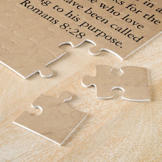  zonnebloem bijbelvers legpuzzel (Zijkant)