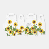 Zonnebloem Bijen Dank Je Bedankdoosjes (Uitgevouwen)