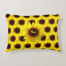 Zonnebloem - Binnenvlieger - Dun Accent Pillow