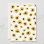 Zonnebloem Birthday Kaart (Achterkant)