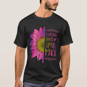 Zonnebloem Birthday voor vrouwen Geweldige sinds a T-shirt