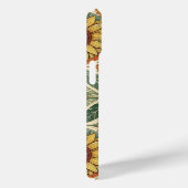 Zonnebloem & blad patroon | op natuur geïnspireerd Case-Mate iPhone case (Achterkant / Rechts)