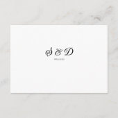 Zonnebloem blauw wilde bloem bruiloft QR Informatiekaartje (Achterkant)