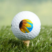 Zonnebloem Blauwe Lucht Persoonlijke Golfballen (Insitu Shirt)